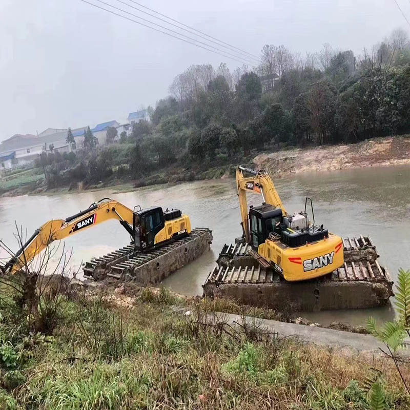 河北水挖机租赁